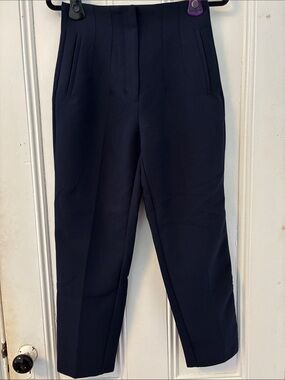 Zara | Pants & Jumpsuits | Zara Black Super High Waist Formal Cigarette  Trousers